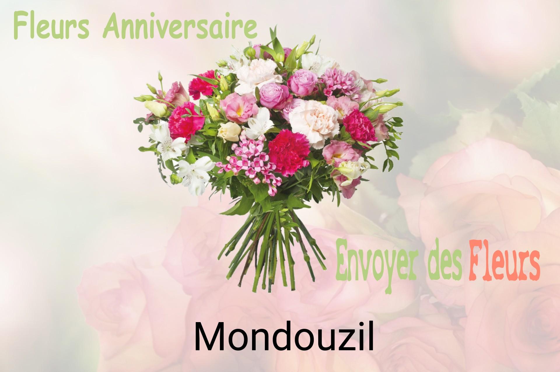 Bouquet de fleurs d’anniversaire livré à Mondouzil